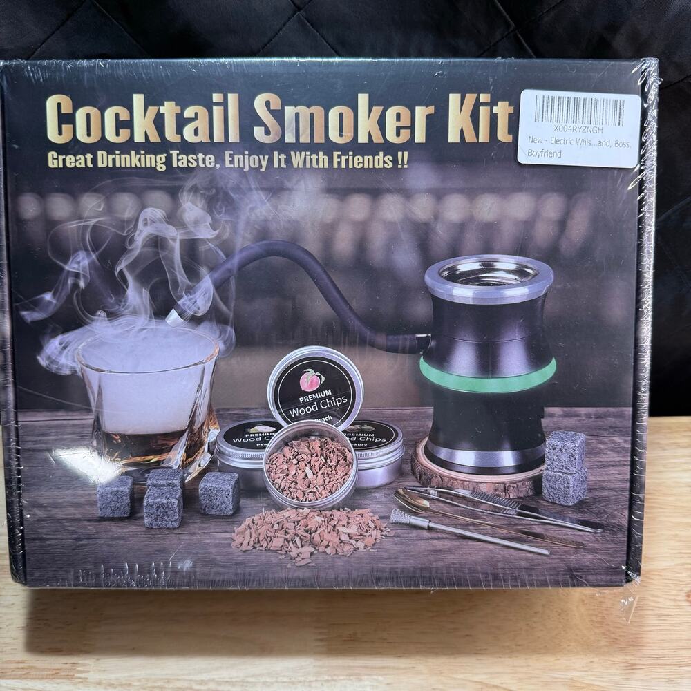 Smoke Infuser Set – Whiskey Smoker Kit for Cocktails – NEW Sealed #553